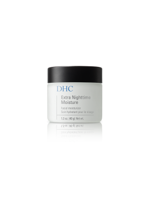 Extra Nighttime Moisture hydrates and moisturizes dry skin overnight with its collagen and antioxidant-rich olive oil formula. 