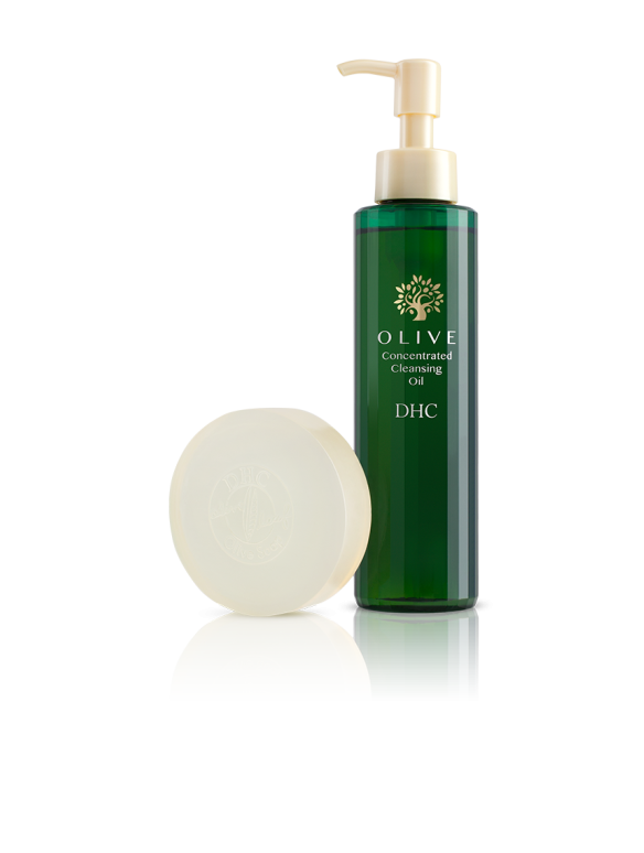 DHC The Hydrating Double Cleanse Set - Olive Concentrated Cleansing Oil 10 floz. & Olive Soap 3.1oz